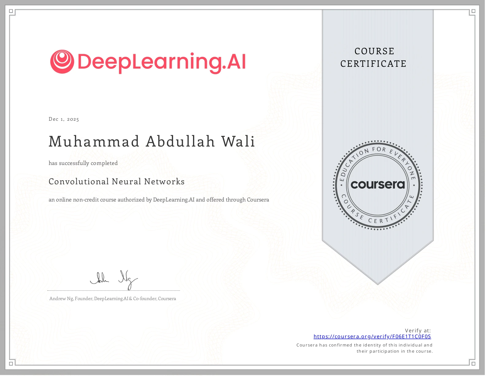Convolutional Neural Networks